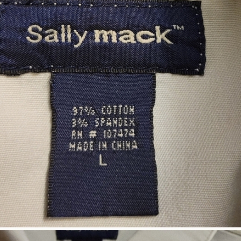 Sally Mack Junior's Cream  Cropped Jacket Size L - Picture 13 of 16